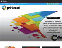 Tablet Screenshot of printexcol.com